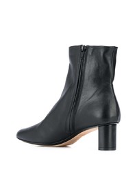 Черные кожаные ботильоны от Joseph