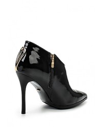 Черные кожаные ботильоны от Vitacci