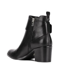 Черные кожаные ботильоны от DKNY