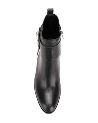 Черные кожаные ботильоны от DKNY