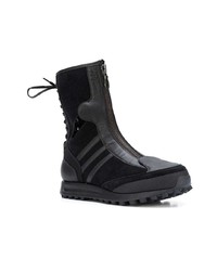 Черные кожаные ботильоны от Yohji Yamamoto