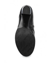 Черные кожаные ботильоны от Zenden Woman