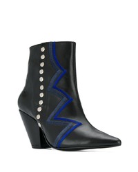 Черные кожаные ботильоны от Toga Pulla