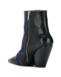 Черные кожаные ботильоны от Toga Pulla