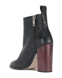 Черные кожаные ботильоны от Diesel