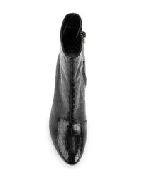 Черные кожаные ботильоны от Clergerie