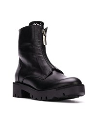 Черные кожаные ботильоны от Tosca Blu