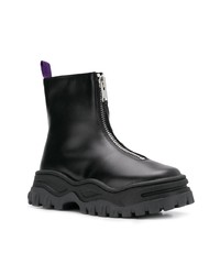 Черные кожаные ботильоны от Eytys