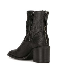 Черные кожаные ботильоны от Premiata