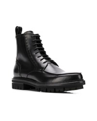 Черные кожаные ботинки броги от DSQUARED2