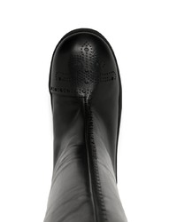 Черные кожаные ботинки броги от Raf Simons