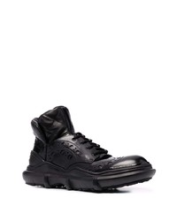 Черные кожаные ботинки броги от Dolce & Gabbana