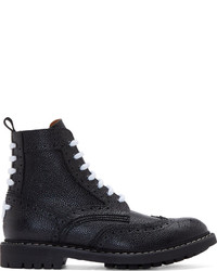 Черные кожаные ботинки броги от Givenchy