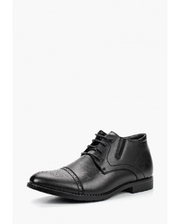 Черные кожаные ботинки броги от Instreet