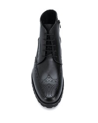 Черные кожаные ботинки броги от Lloyd