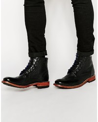 Черные кожаные ботинки броги от Ted Baker