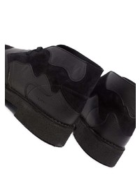 Черные кожаные ботинки дезерты с камуфляжным принтом от Clarks Originals