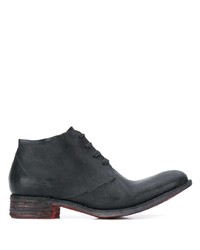 Черные кожаные ботинки дезерты от A Diciannoveventitre