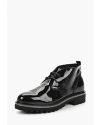 Женские черные кожаные ботинки дезерты от Aeros