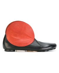 Женские черные кожаные ботинки дезерты от Marsèll