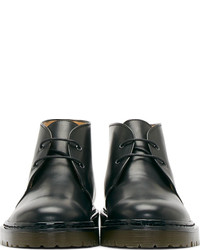 Черные кожаные ботинки дезерты от A.P.C.