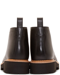 Черные кожаные ботинки дезерты от Grenson