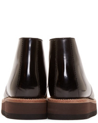 Черные кожаные ботинки дезерты от Grenson