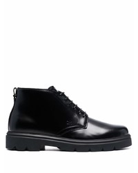 Черные кожаные ботинки дезерты от Calvin Klein