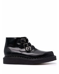 Черные кожаные ботинки дезерты от Comme Des Garcons Homme Plus