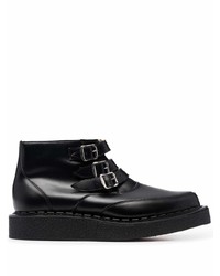 Черные кожаные ботинки дезерты от Comme Des Garcons Homme Plus