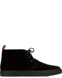 Черные кожаные ботинки дезерты от Del Toro Shoes