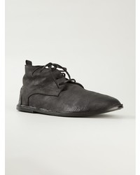 Черные кожаные ботинки дезерты от Marsèll