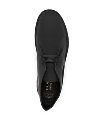 Черные кожаные ботинки дезерты от Clarks Originals