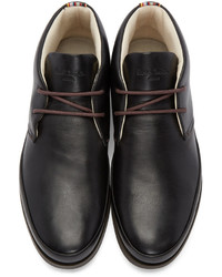 Черные кожаные ботинки дезерты от Paul Smith