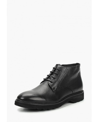 Черные кожаные ботинки дезерты от Just Couture