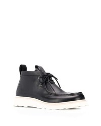 Черные кожаные ботинки дезерты от Bottega Veneta