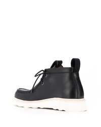 Черные кожаные ботинки дезерты от Bottega Veneta