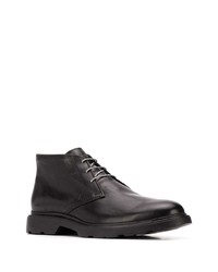 Черные кожаные ботинки дезерты от Hogan