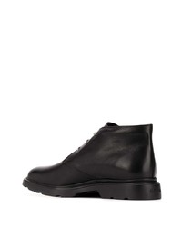 Черные кожаные ботинки дезерты от Hogan