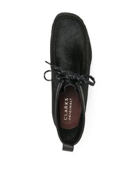 Черные кожаные ботинки дезерты от Clarks Originals