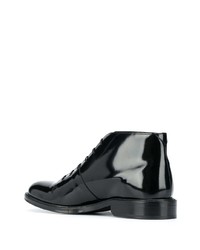 Черные кожаные ботинки дезерты от Saint Laurent