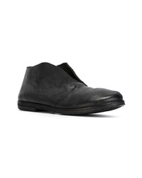 Женские черные кожаные ботинки дезерты от Marsèll