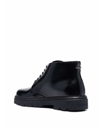 Черные кожаные ботинки дезерты от Calvin Klein