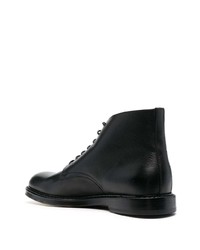 Черные кожаные ботинки дезерты от Doucal's