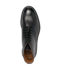 Черные кожаные ботинки дезерты от Doucal's