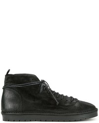 Черные кожаные ботинки дезерты от Marsèll