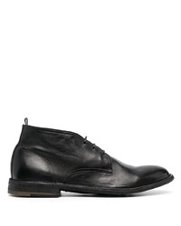 Черные кожаные ботинки дезерты от Officine Creative
