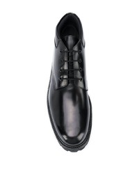 Черные кожаные ботинки дезерты от Common Projects