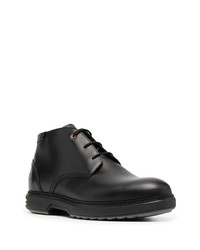 Черные кожаные ботинки дезерты от Timberland