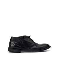 Черные кожаные ботинки дезерты от Premiata